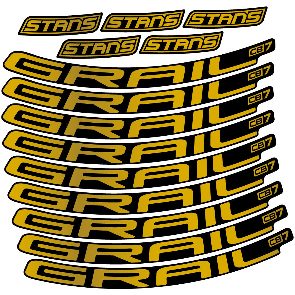 Autocollant Stans Notubes Grail CB7, Mountain Wheel, Autocollant Vinyle