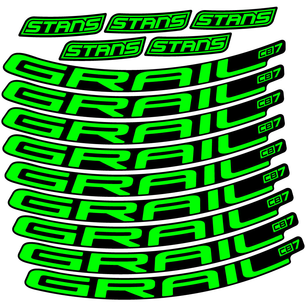 Autocollant Stans Notubes Grail CB7, Mountain Wheel, Autocollant Vinyle
