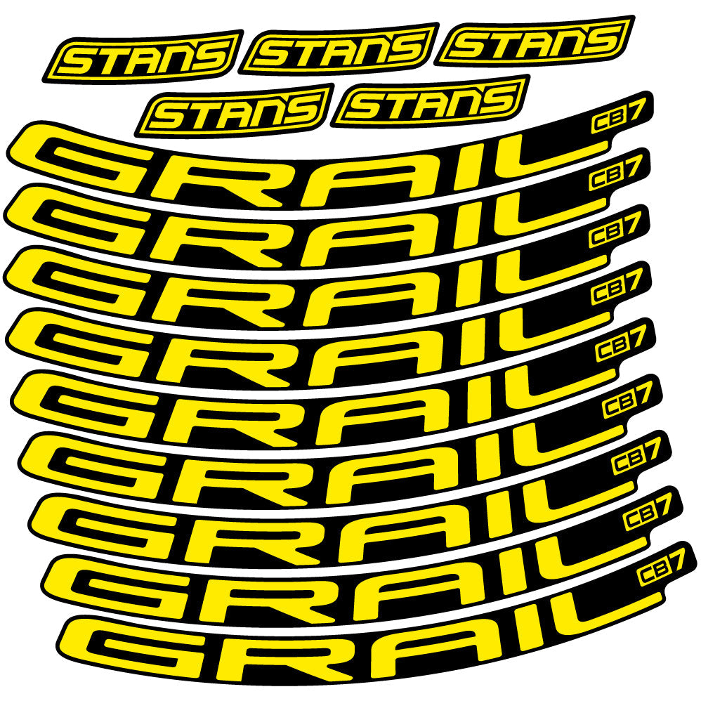 Autocollant Stans Notubes Grail CB7, Mountain Wheel, Autocollant Vinyle