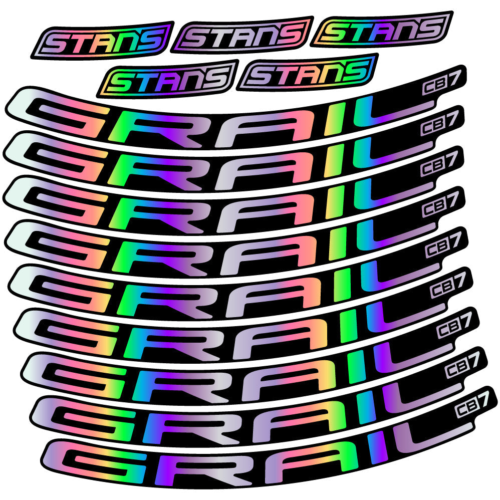 Autocollant Stans Notubes Grail CB7, Mountain Wheel, Autocollant Vinyle