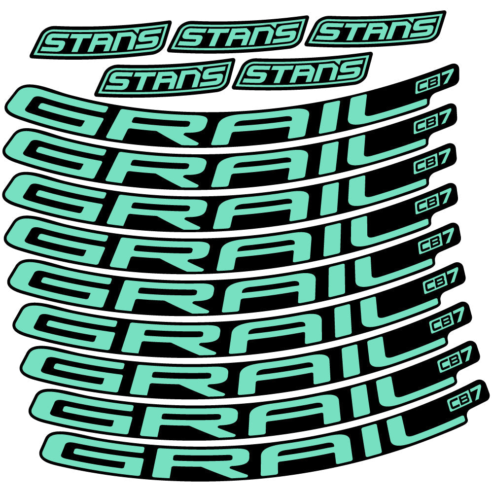 Autocollant Stans Notubes Grail CB7, Mountain Wheel, Autocollant Vinyle