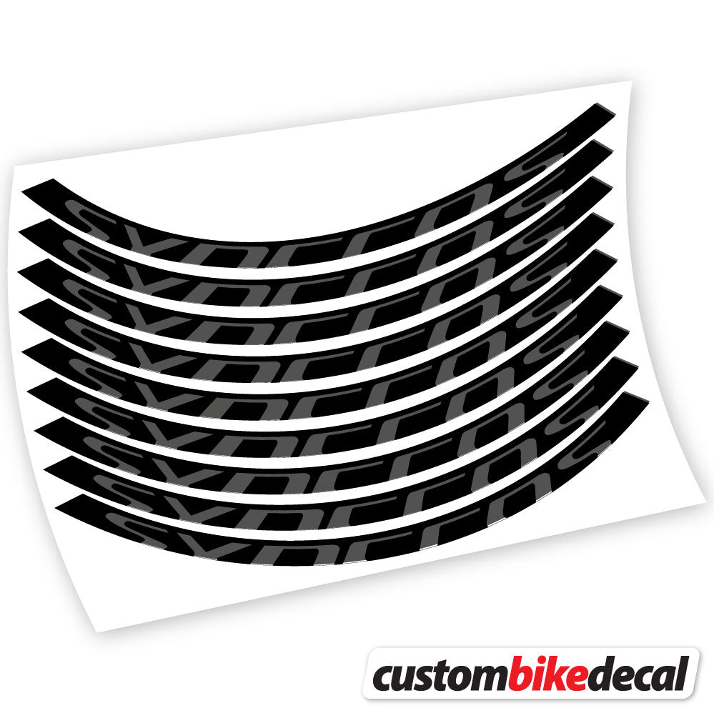 Autocollant, Syncross, Mountain Wheel Vélos, autocollant vinyle