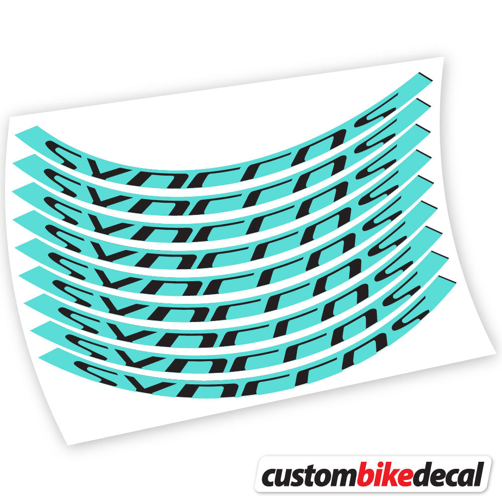 Autocollant, Syncross, Mountain Wheel Vélos, autocollant vinyle