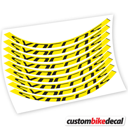 Autocollant, Syncross, Mountain Wheel Vélos, autocollant vinyle