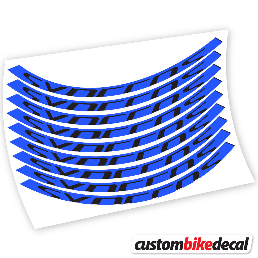 Autocollant, Syncross, Mountain Wheel Vélos, autocollant vinyle