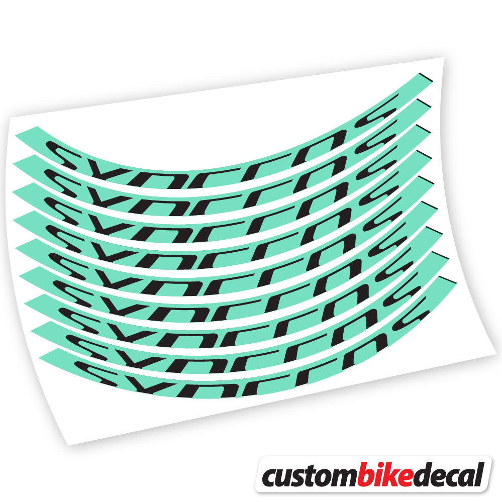 Autocollant, Syncross, Mountain Wheel Vélos, autocollant vinyle