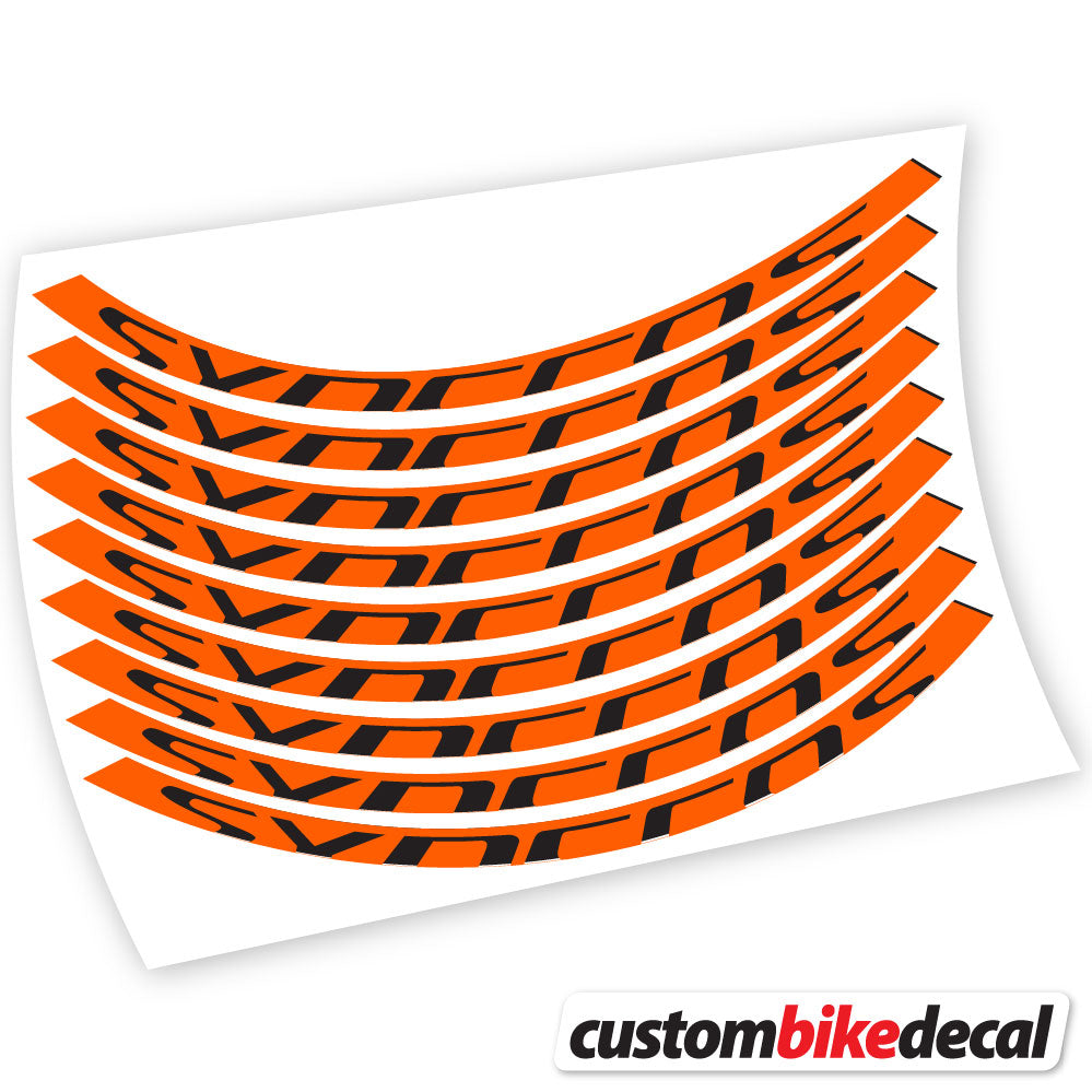 Autocollant, Syncross, Mountain Wheel Vélos, autocollant vinyle