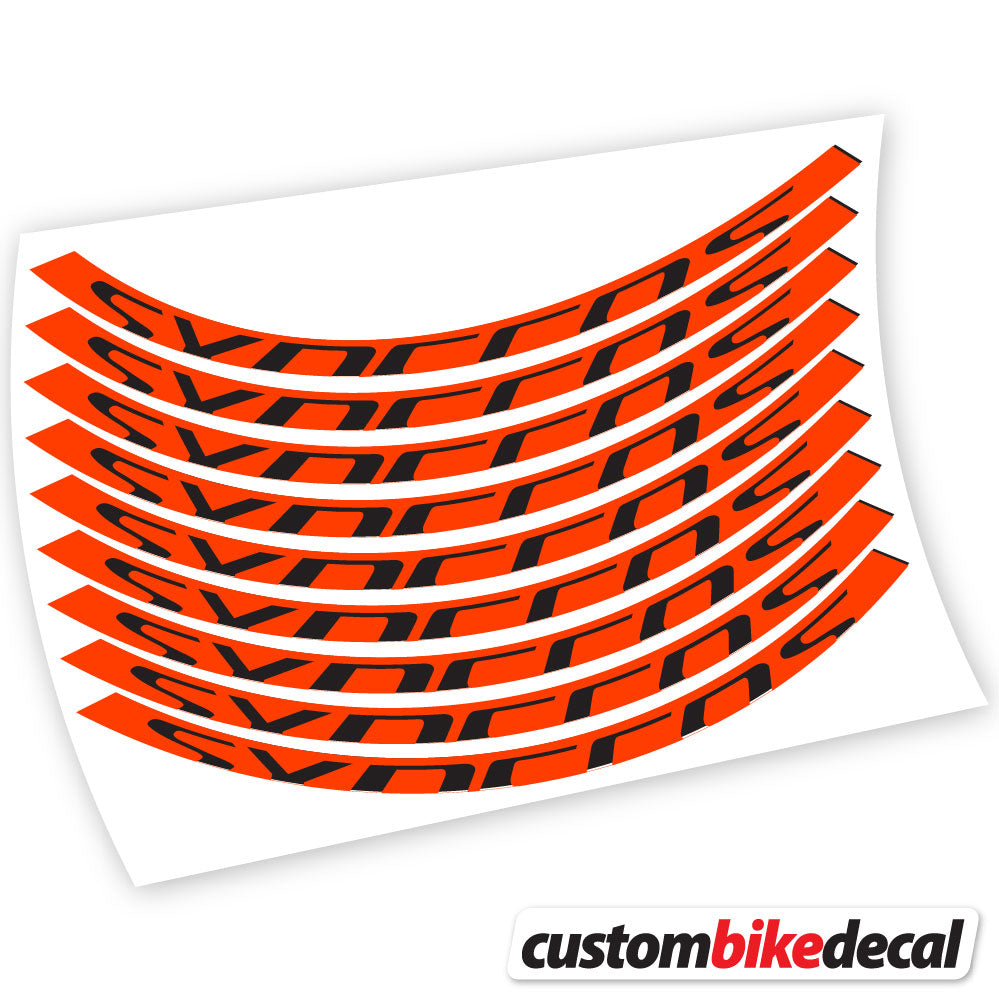 Autocollant, Syncross, Mountain Wheel Vélos, autocollant vinyle