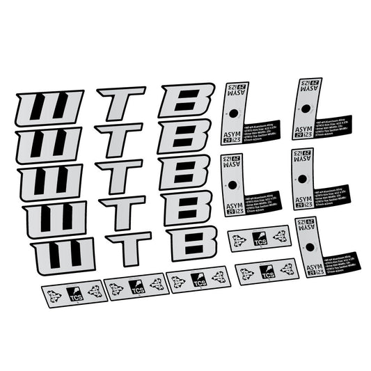 Autocollant WTB ASYM i23, Roues VTT 29, Autocollant Vélo vinyle
