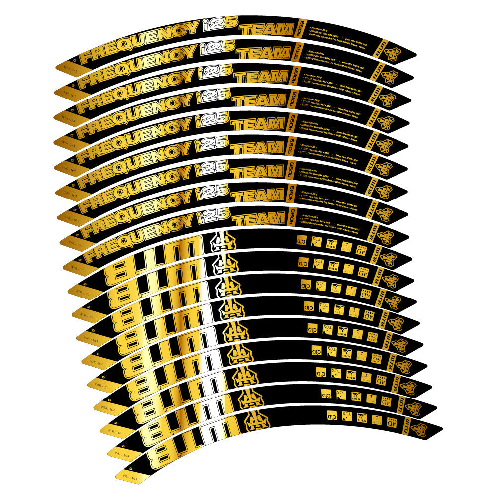 Autocollant WTB Frequency i25 Team, Roues VTT 29, Autocollant Vélo vinyle
