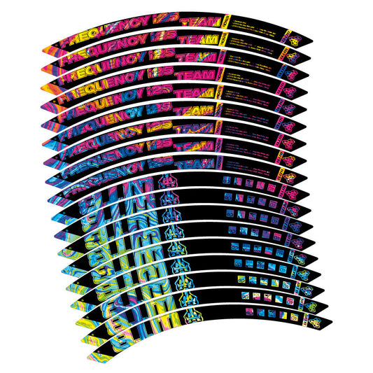 Autocollant WTB Frequency i25 Team, Roues VTT 29, Autocollant Vélo vinyle