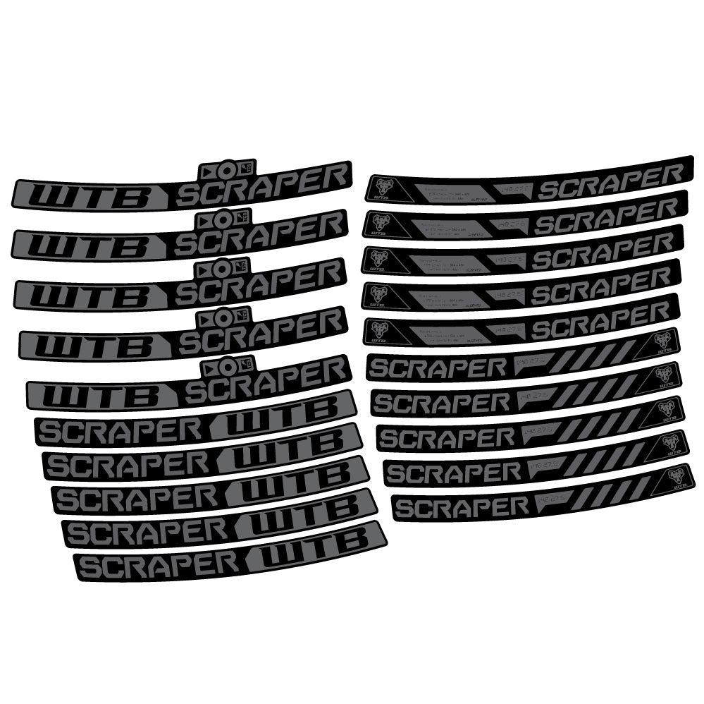 Autocollant WTB Scraper i40, Roues VTT 29, Autocollant Vélo vinyle