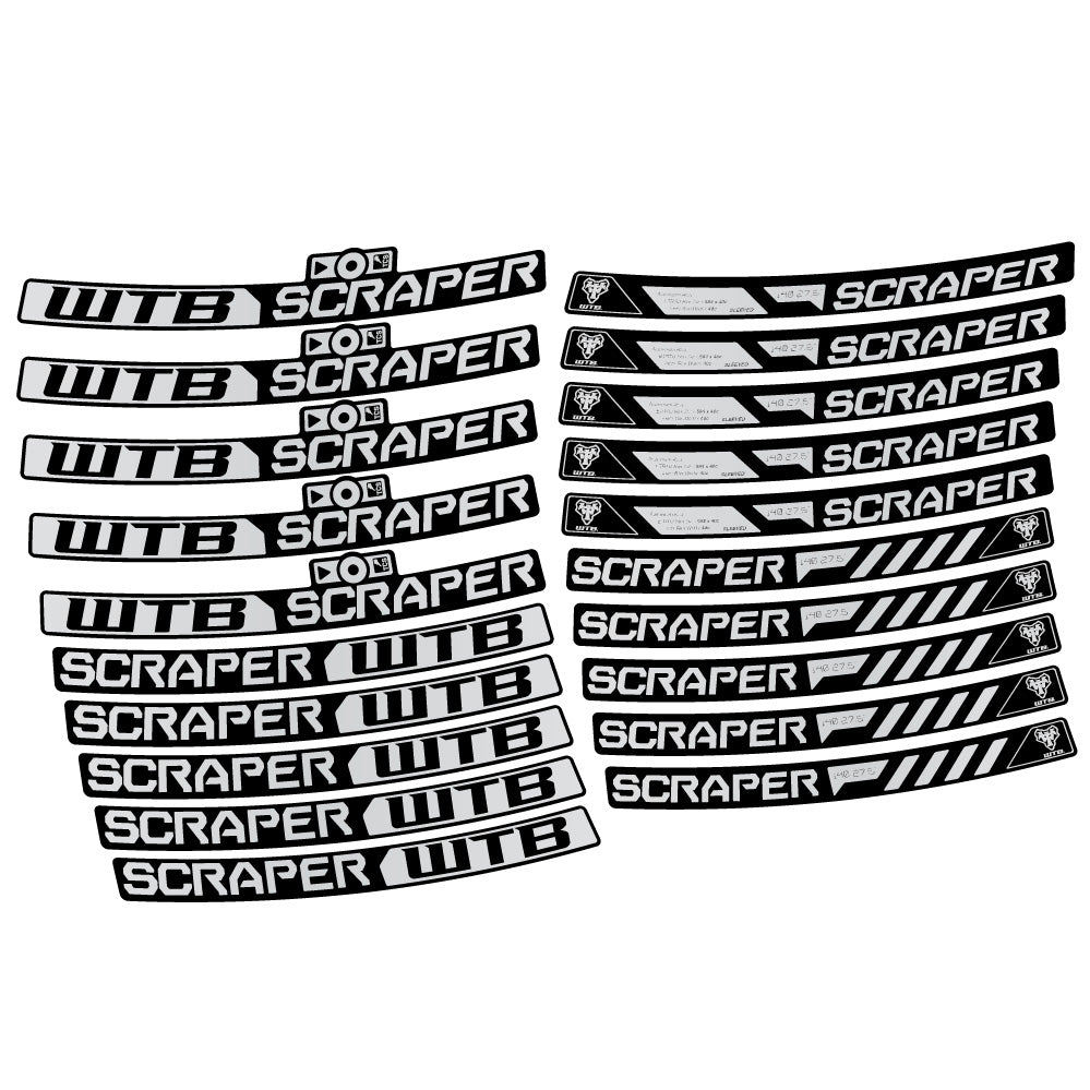 Autocollant WTB Scraper i40, Roues VTT 29, Autocollant Vélo vinyle