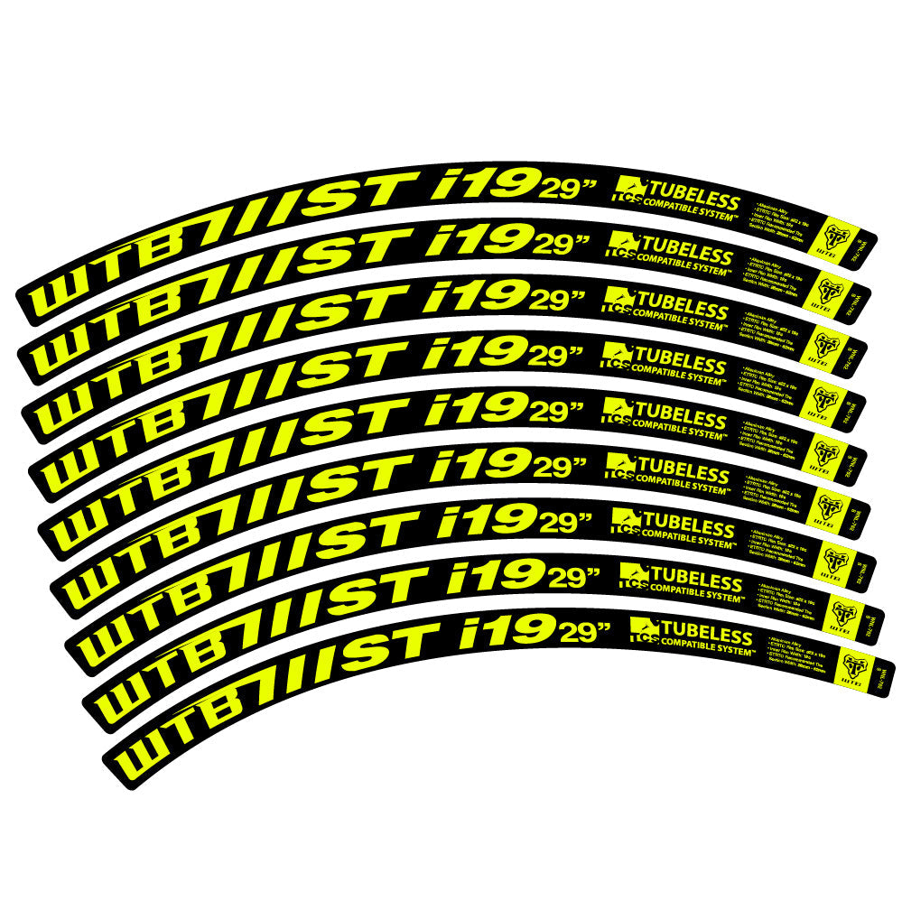 Autocollant WTB ST i19, Roues VTT 29, Autocollant Vélo vinyle