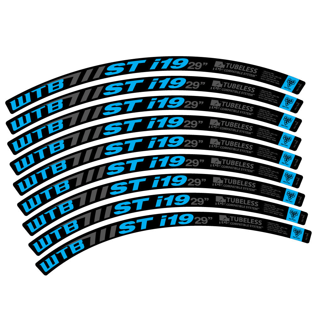 Autocollant WTB ST i19, Roues VTT 29, Autocollant Vélo vinyle