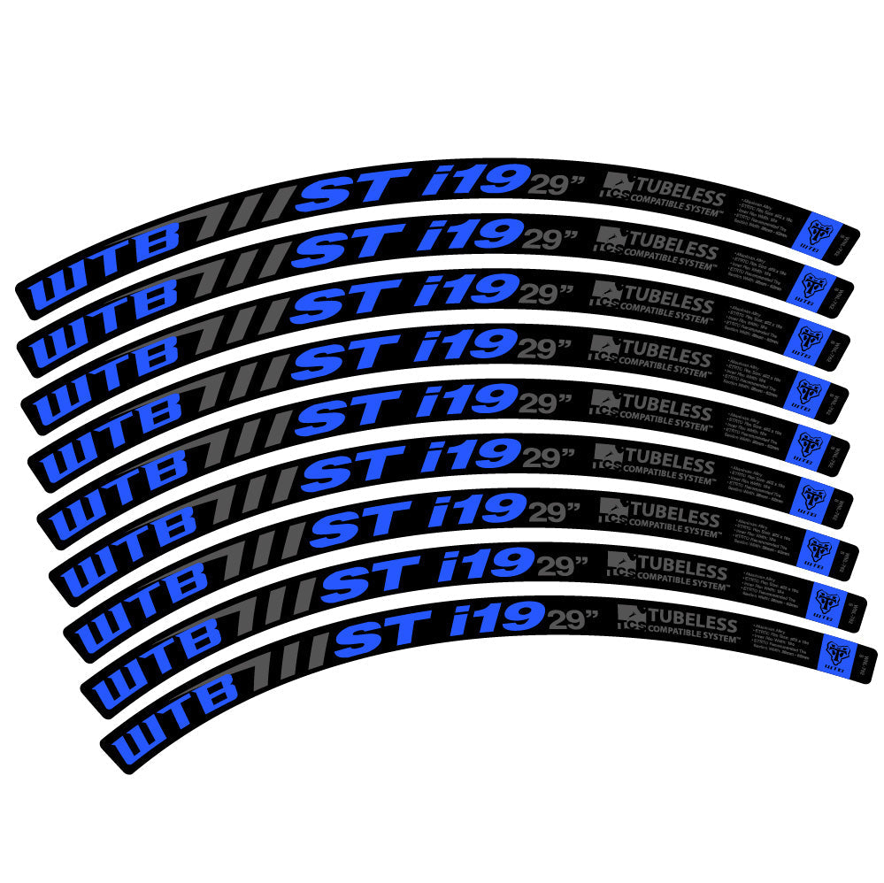 Autocollant WTB ST i19, Roues VTT 29, Autocollant Vélo vinyle