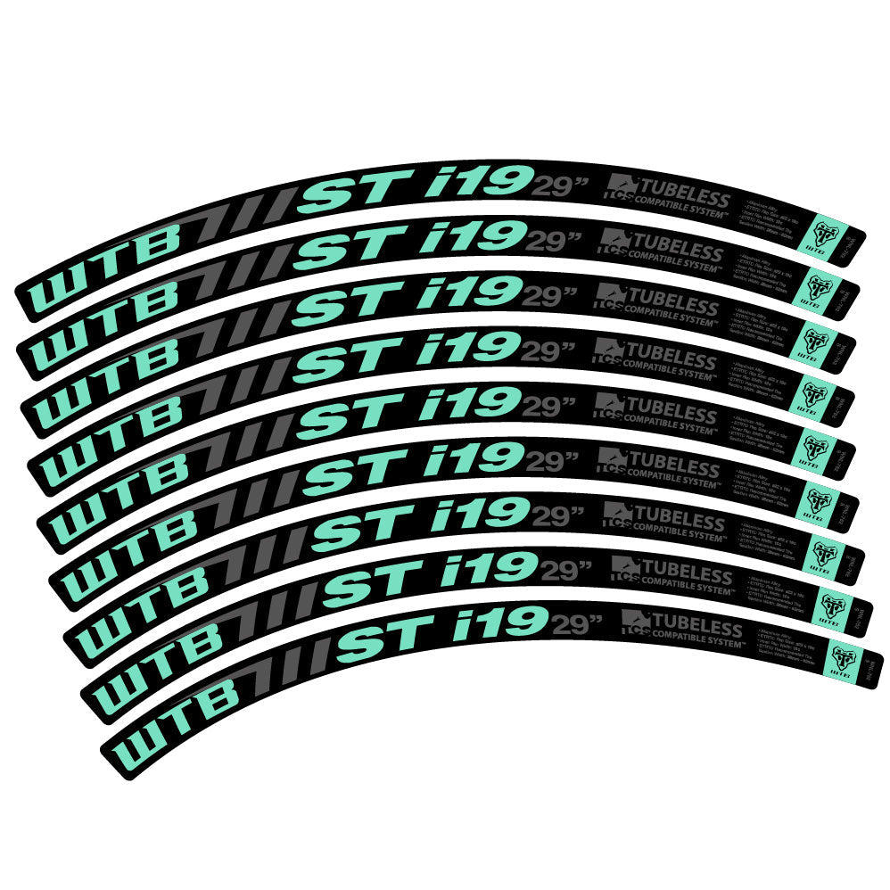 Autocollant WTB ST i19, Roues VTT 29, Autocollant Vélo vinyle
