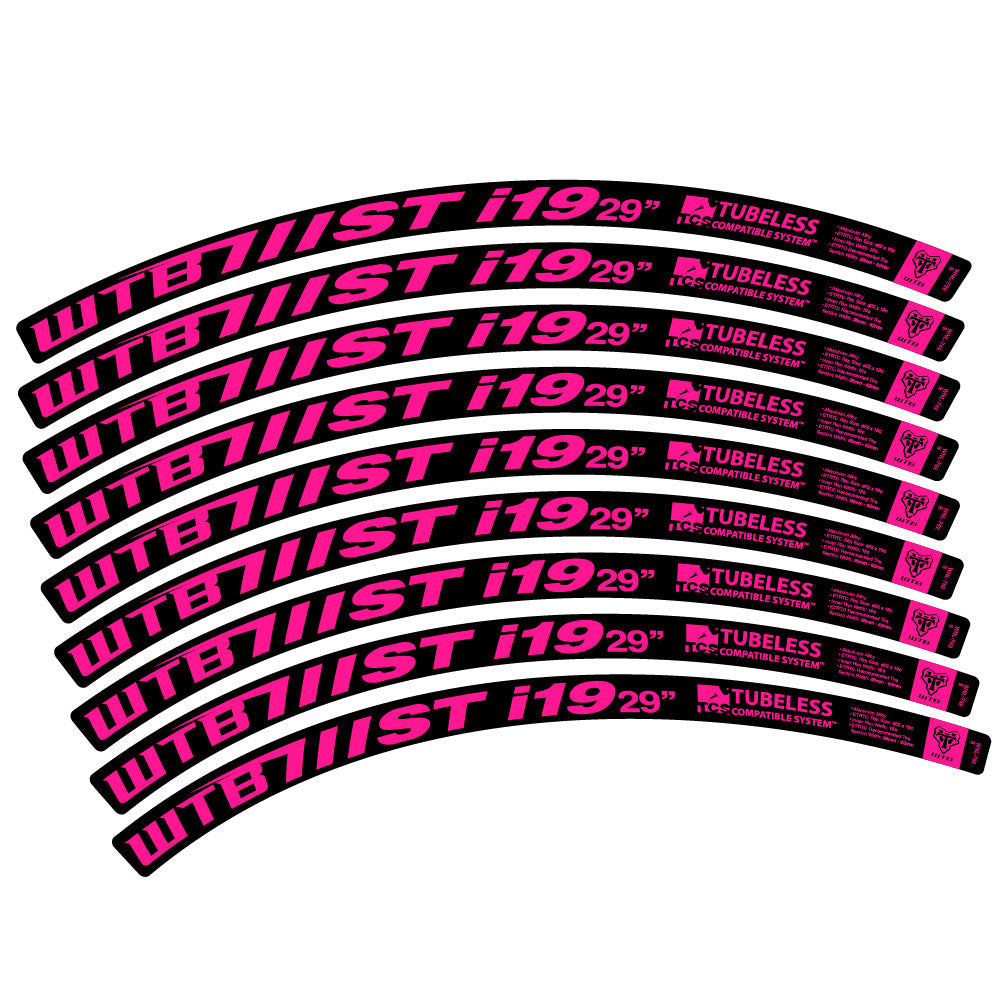 Autocollant WTB ST i19, Roues VTT 29, Autocollant Vélo vinyle