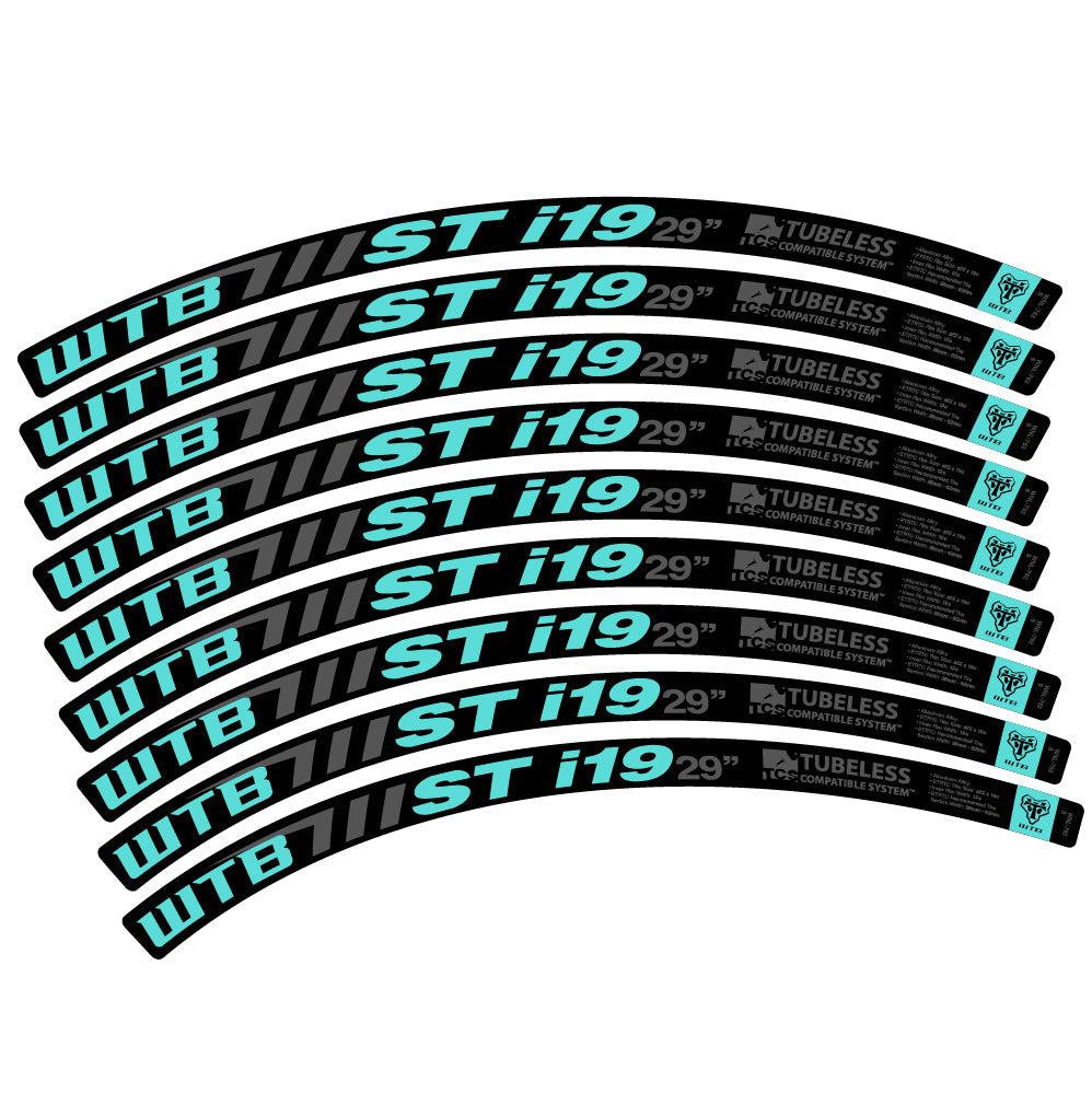 Autocollant WTB ST i19, Roues VTT 29, Autocollant Vélo vinyle