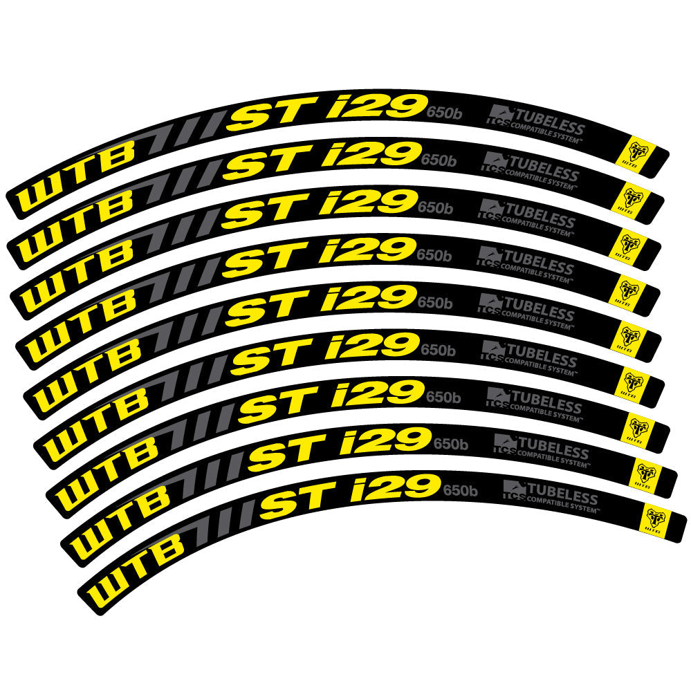 Autocollant WTB ST i29, Roues VTT 27.5, Autocollant Vélo vinyle
