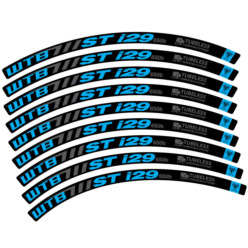 Autocollant WTB ST i29, Roues VTT 27.5, Autocollant Vélo vinyle