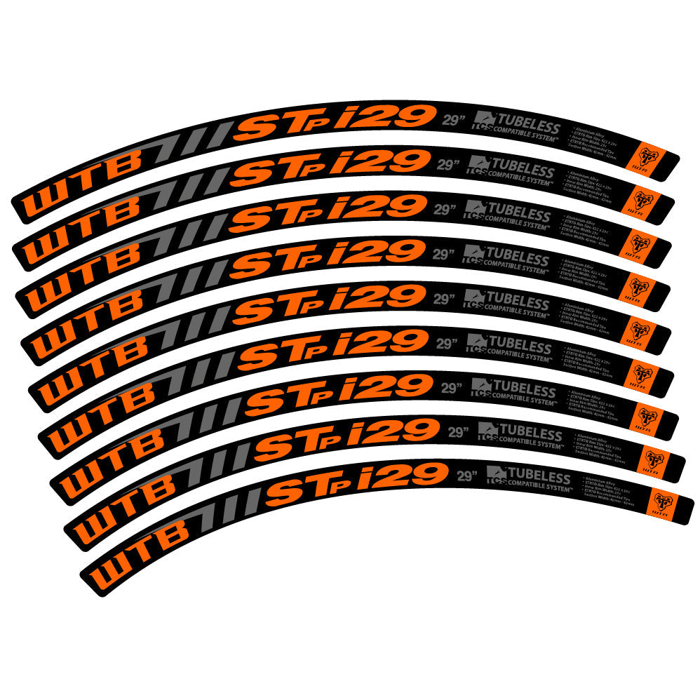 Autocollant WTB ST i29, Roues VTT 29, Autocollant Vélo vinyle