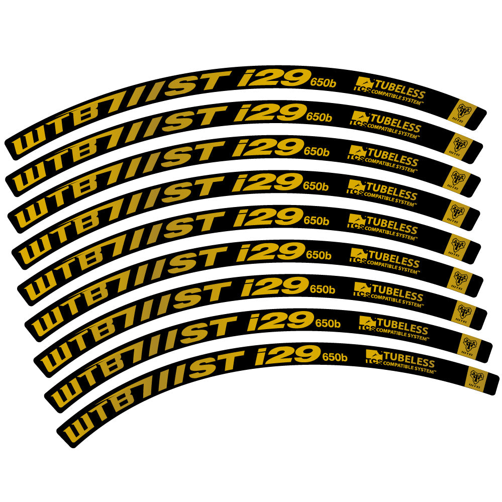 Autocollant WTB ST i29, Roues VTT 27.5, Autocollant Vélo vinyle