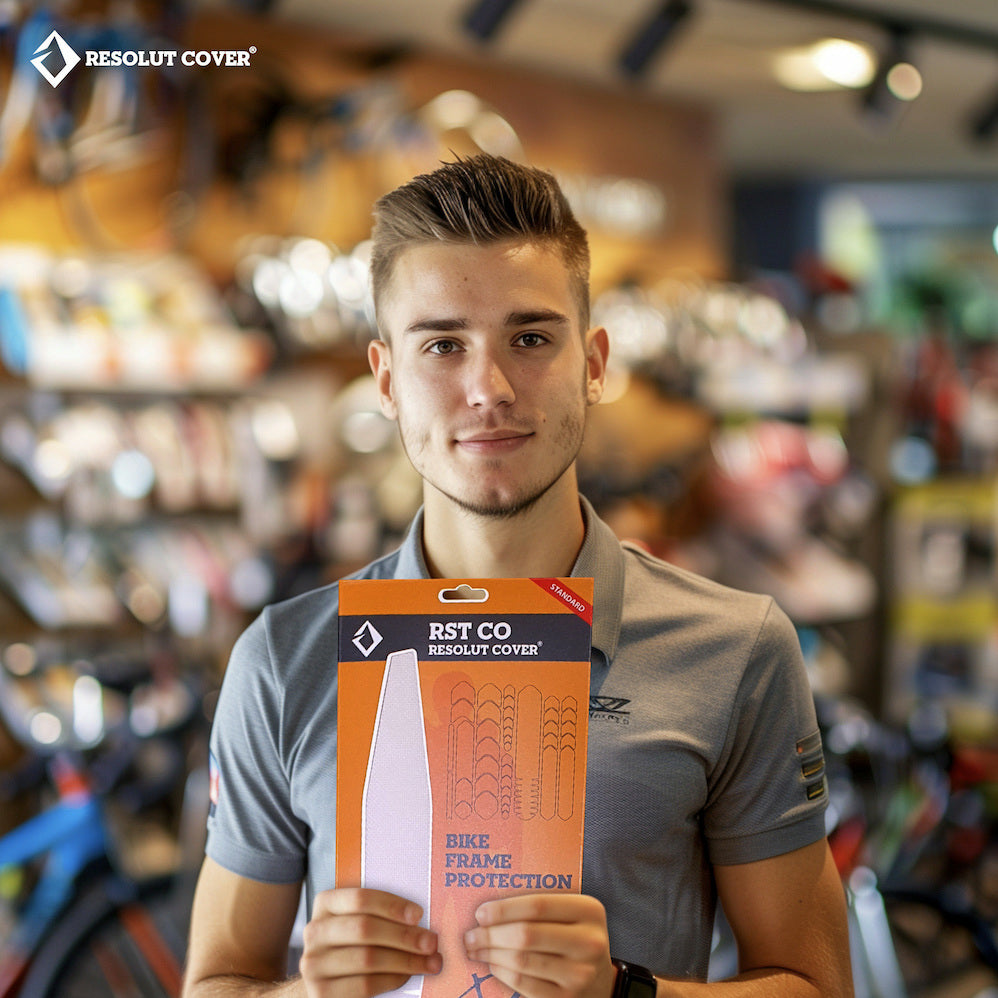 Autocollant Resolut Cover®, Cadre Protection, Autocollant Vélo vinyle 