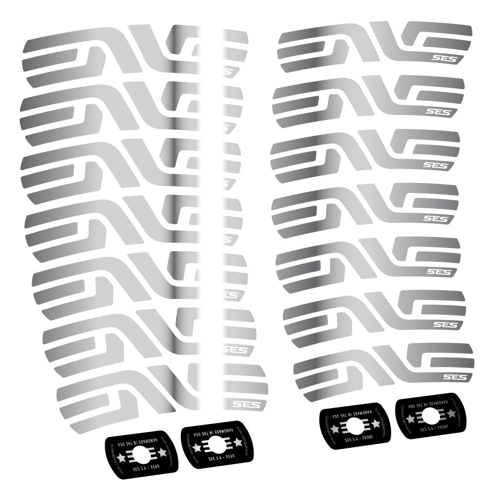 Autocollant Enve SES 3.4 2016-2020 Track Brake, Roues Route 20+24mm, Autocollant Vélo vinyle