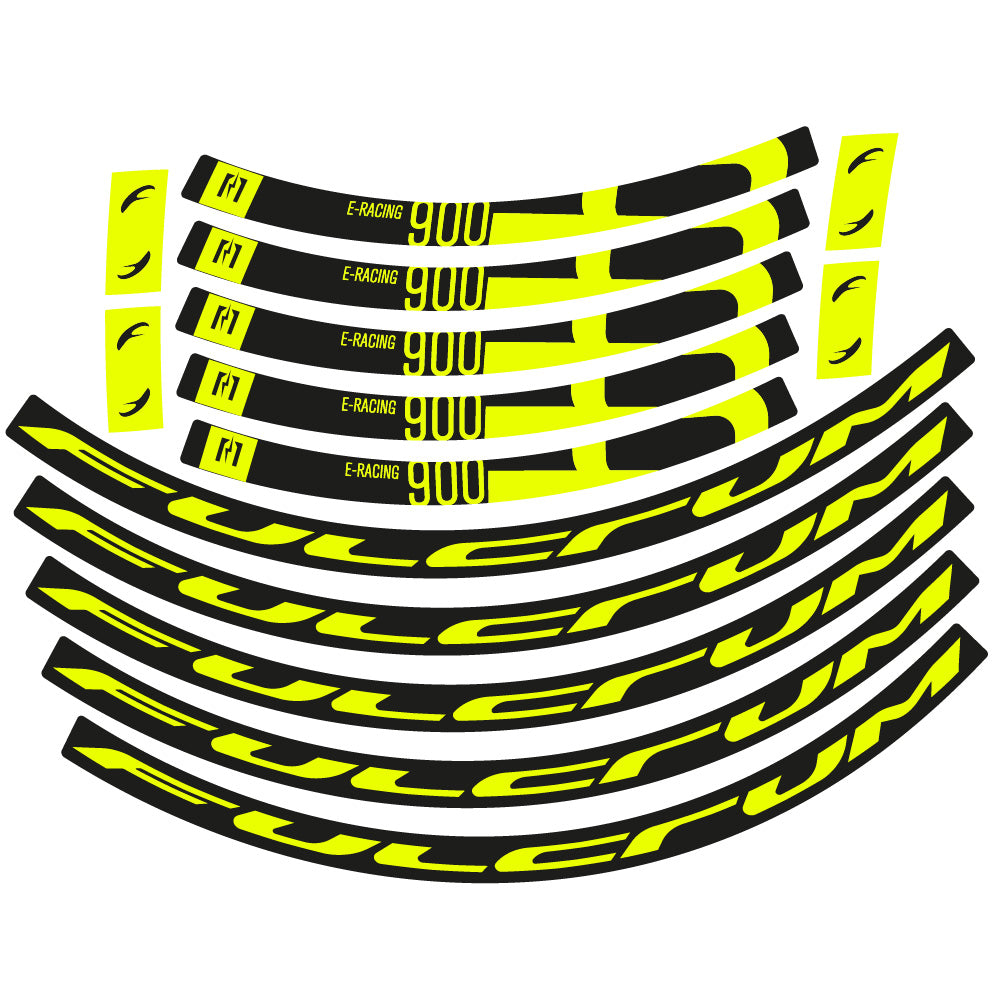 Autocollant Fulcrum Racing 900, Roues Route 22mm, Autocollant Vélo vinyle