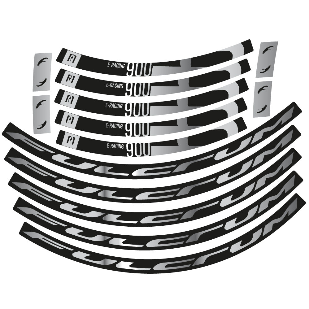 Autocollant Fulcrum Racing 900, Roues Route 22mm, Autocollant Vélo vinyle