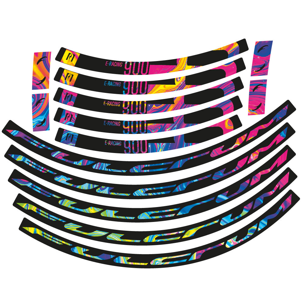 Autocollant Fulcrum Racing 900, Roues Route 22mm, Autocollant Vélo vinyle