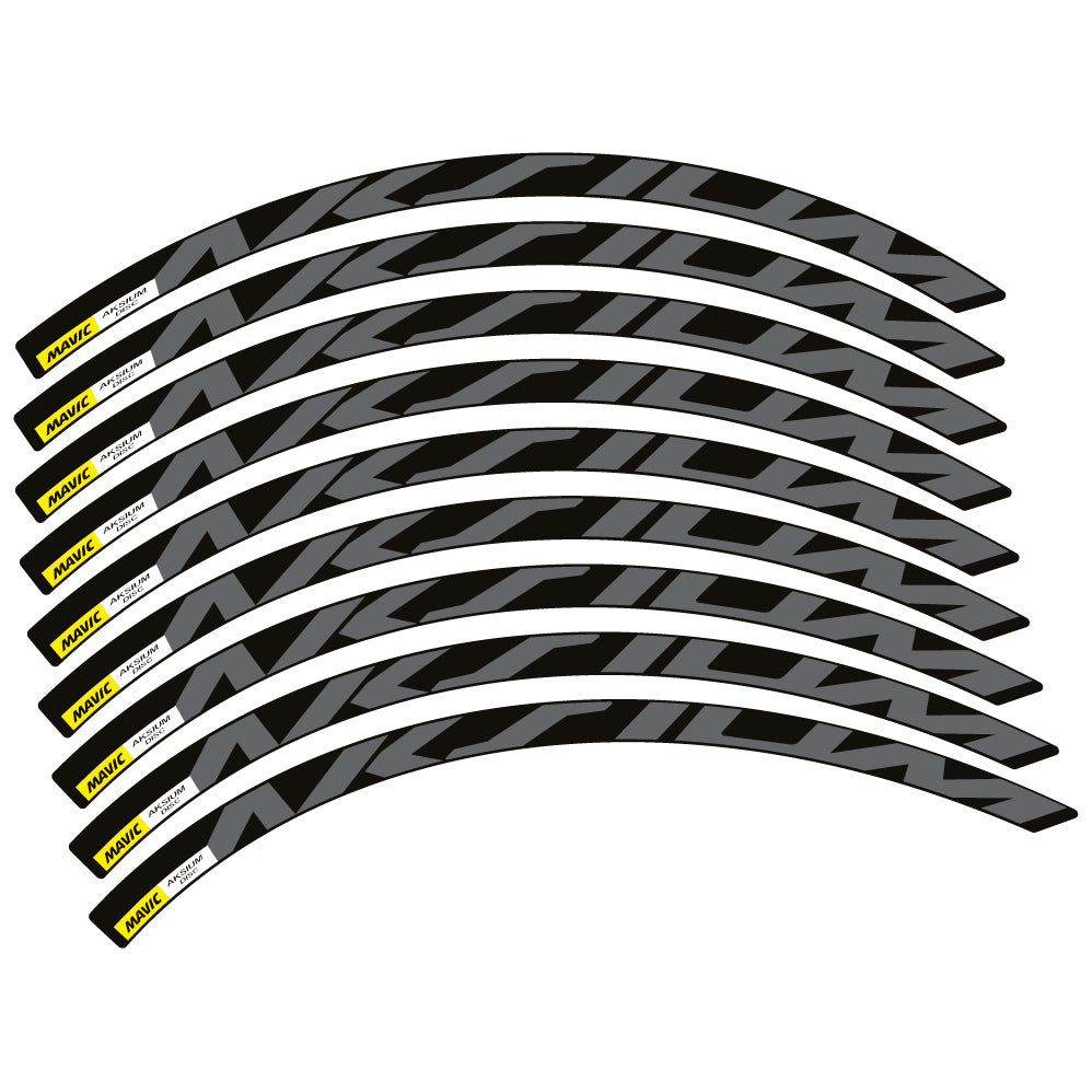 Autocollant Mavic Aksium Disc, Roues Route 22mm, Autocollant Vinyle