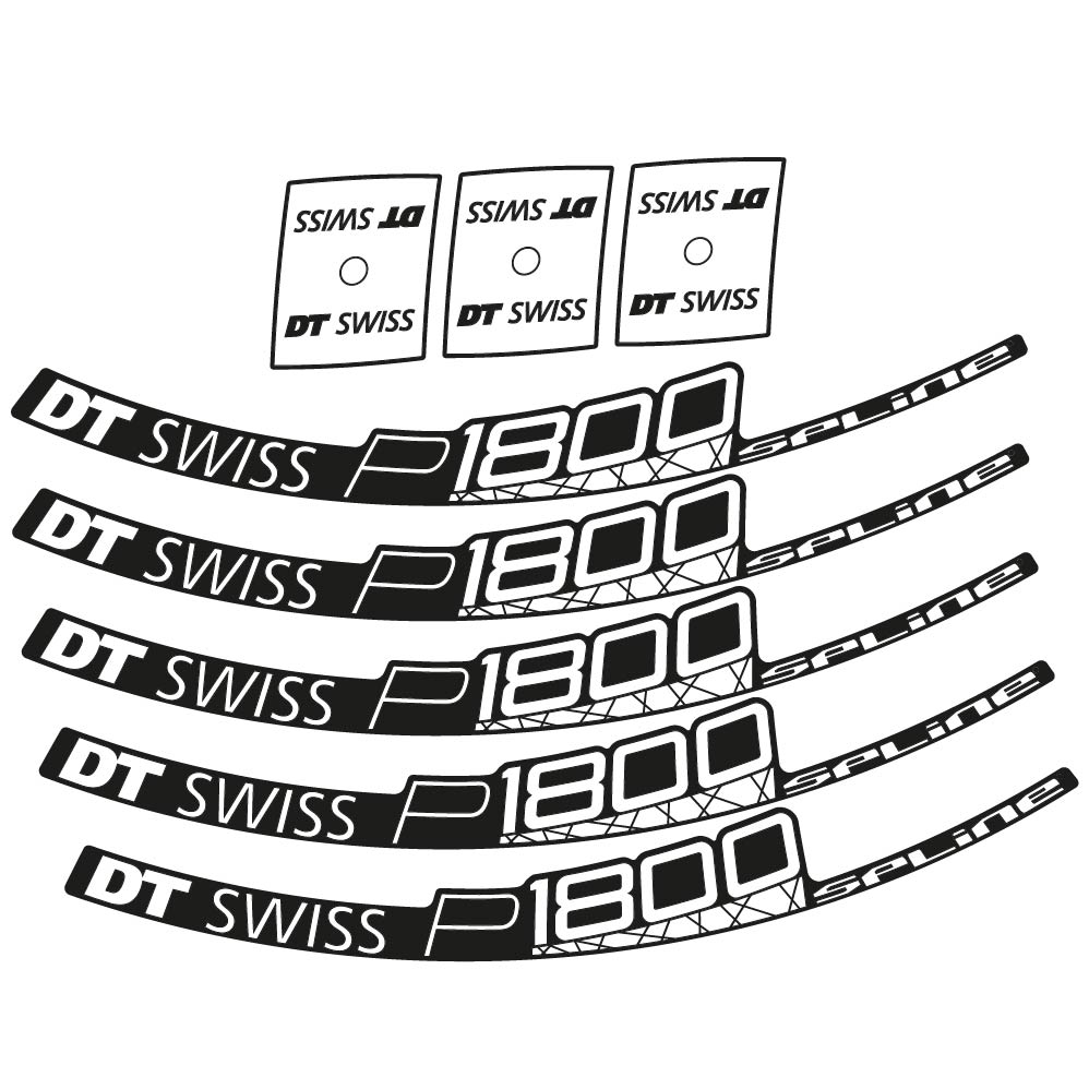 Autocollant DT Swiss P1800 32 Disc, Roues Route 32mm, Autocollant Vélo vinyle