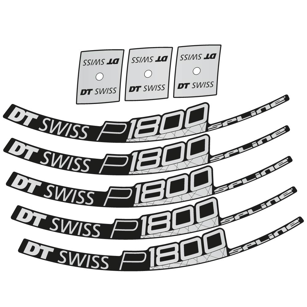 Autocollant DT Swiss P1800 32 Disc, Roues Route 32mm, Autocollant Vélo vinyle