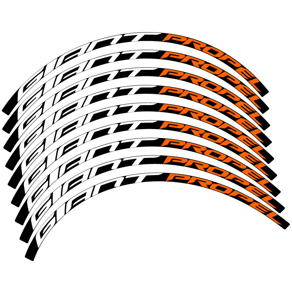 Autocollant Giant Propel, Roues Route 30mm, Autocollant Vinyle