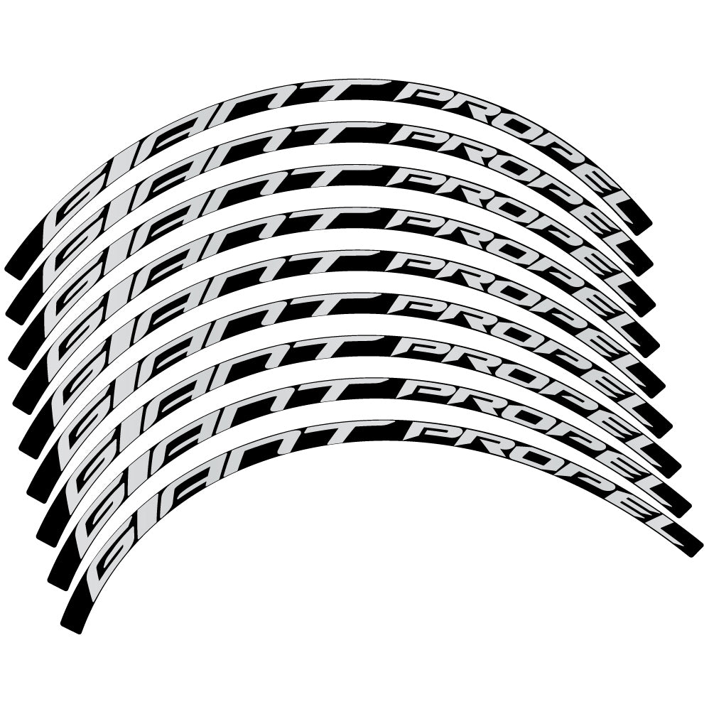 Autocollant Giant Propel, Roues Route 30mm, Autocollant Vinyle