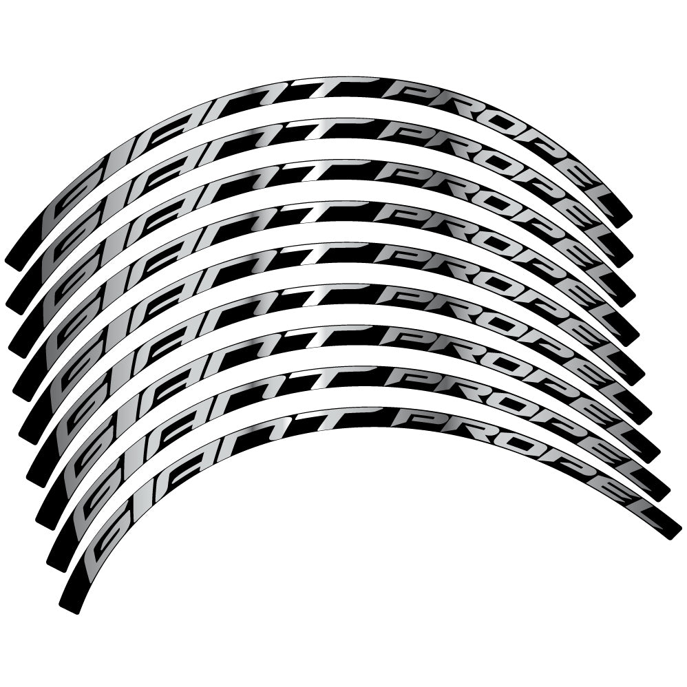 Autocollant Giant Propel, Roues Route 30mm, Autocollant Vinyle