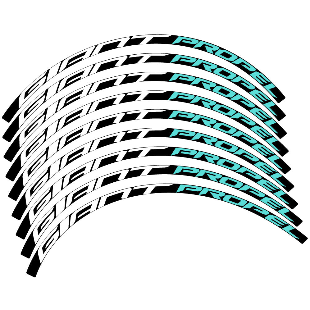 Autocollant Giant Propel, Roues Route 30mm, Autocollant Vinyle
