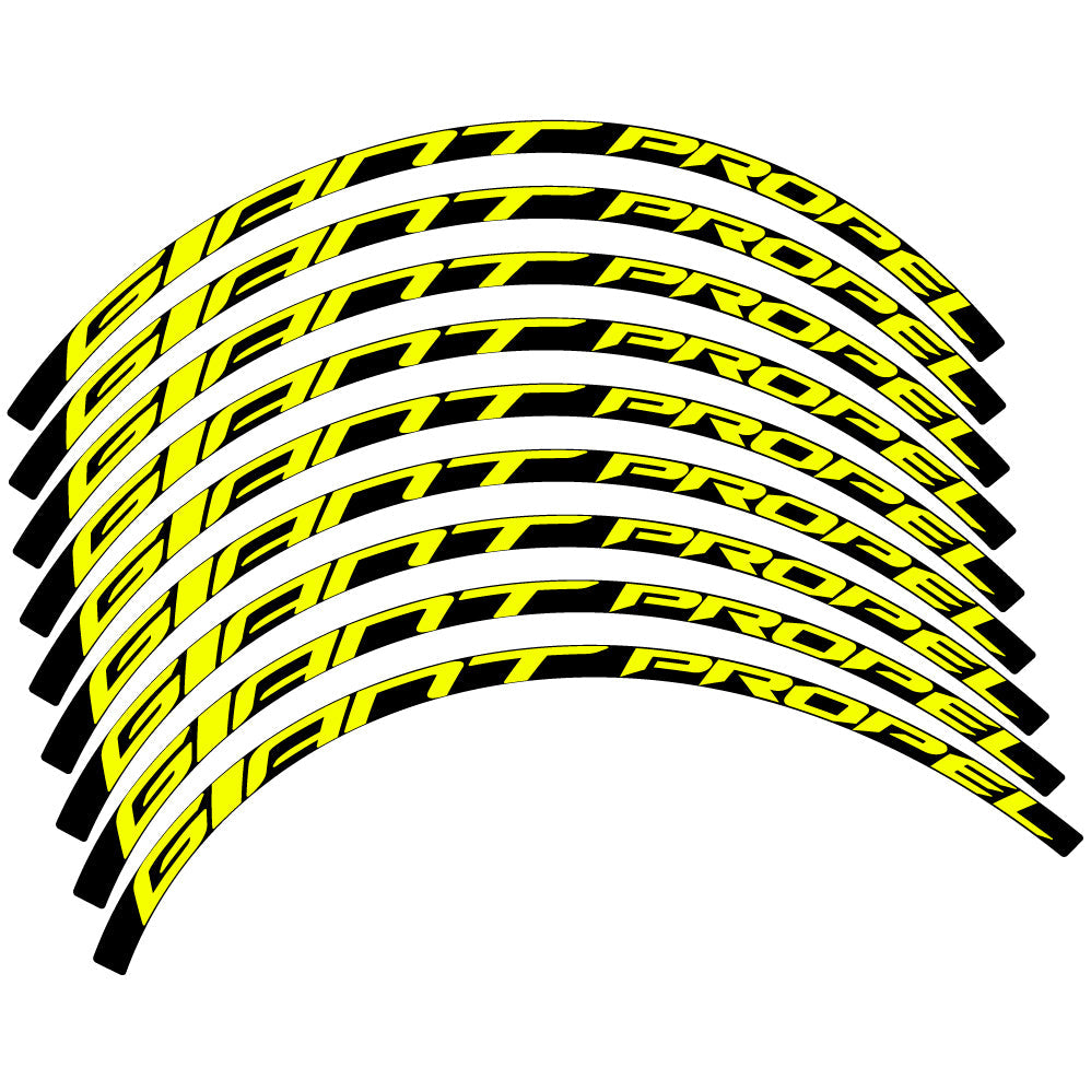 Autocollant Giant Propel, Roues Route 30mm, Autocollant Vinyle