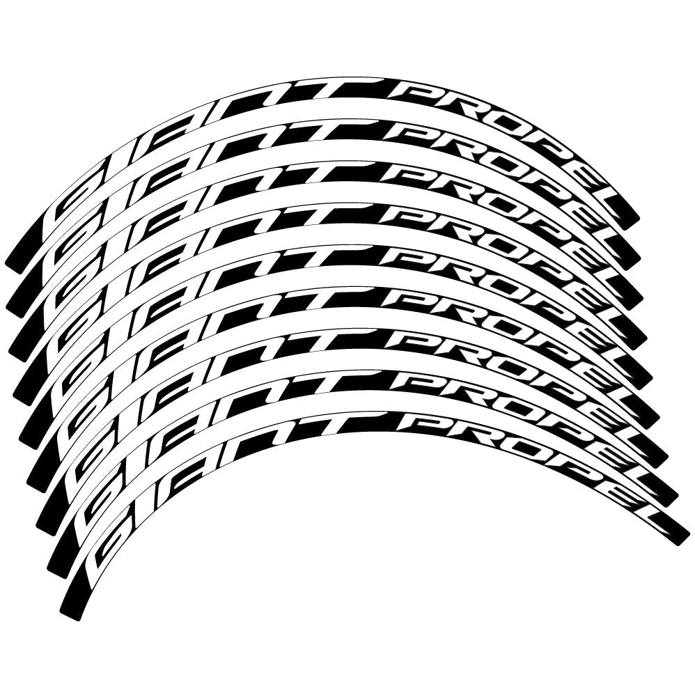 Autocollant Giant Propel, Roues Route 30mm, Autocollant Vinyle