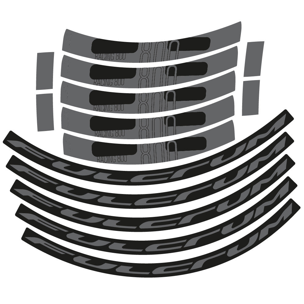 Autocollant Fulcrum Racing 800 DB Disc, Roues Route 35 mm, Autocollant Vélo vinyle