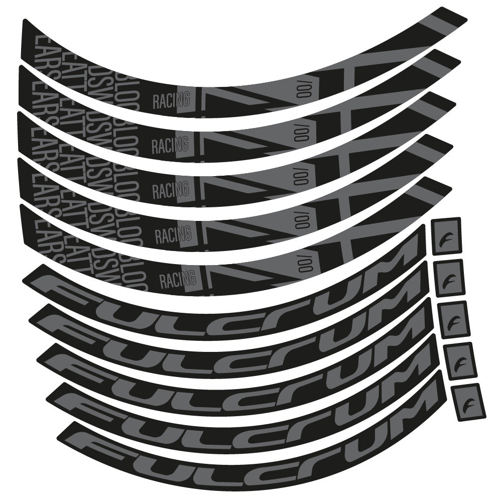 Autocollant Fulcrum Racing 400 DB, Roues Route 35 mm, Autocollant Vélo vinyle