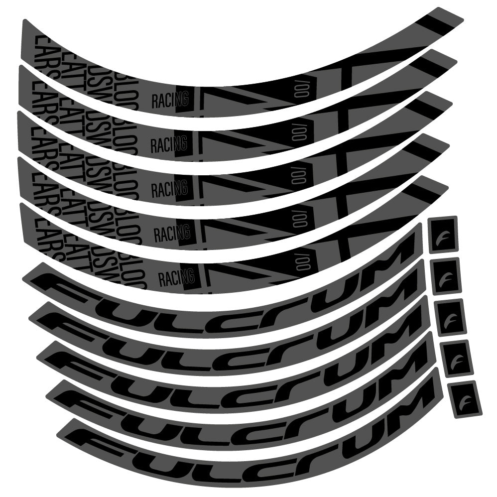 Autocollant Fulcrum Racing 400 DB, Roues Route 35 mm, Autocollant Vélo vinyle