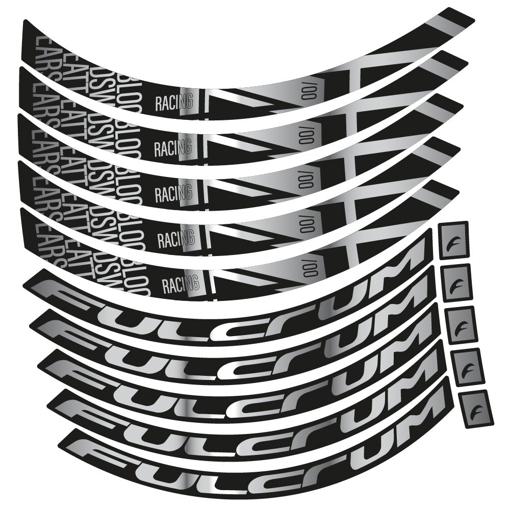 Autocollant Fulcrum Racing 400 DB, Roues Route 35 mm, Autocollant Vélo vinyle