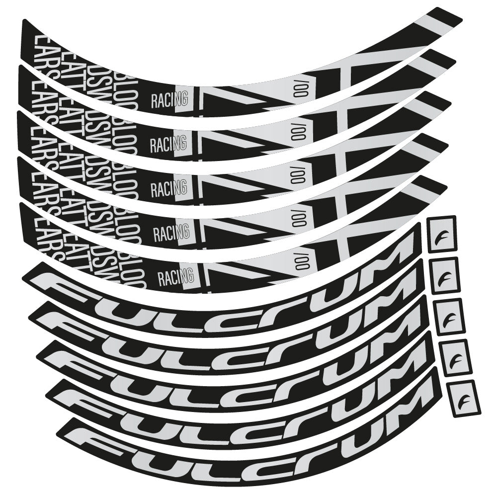 Autocollant Fulcrum Racing 400 DB, Roues Route 35 mm, Autocollant Vélo vinyle