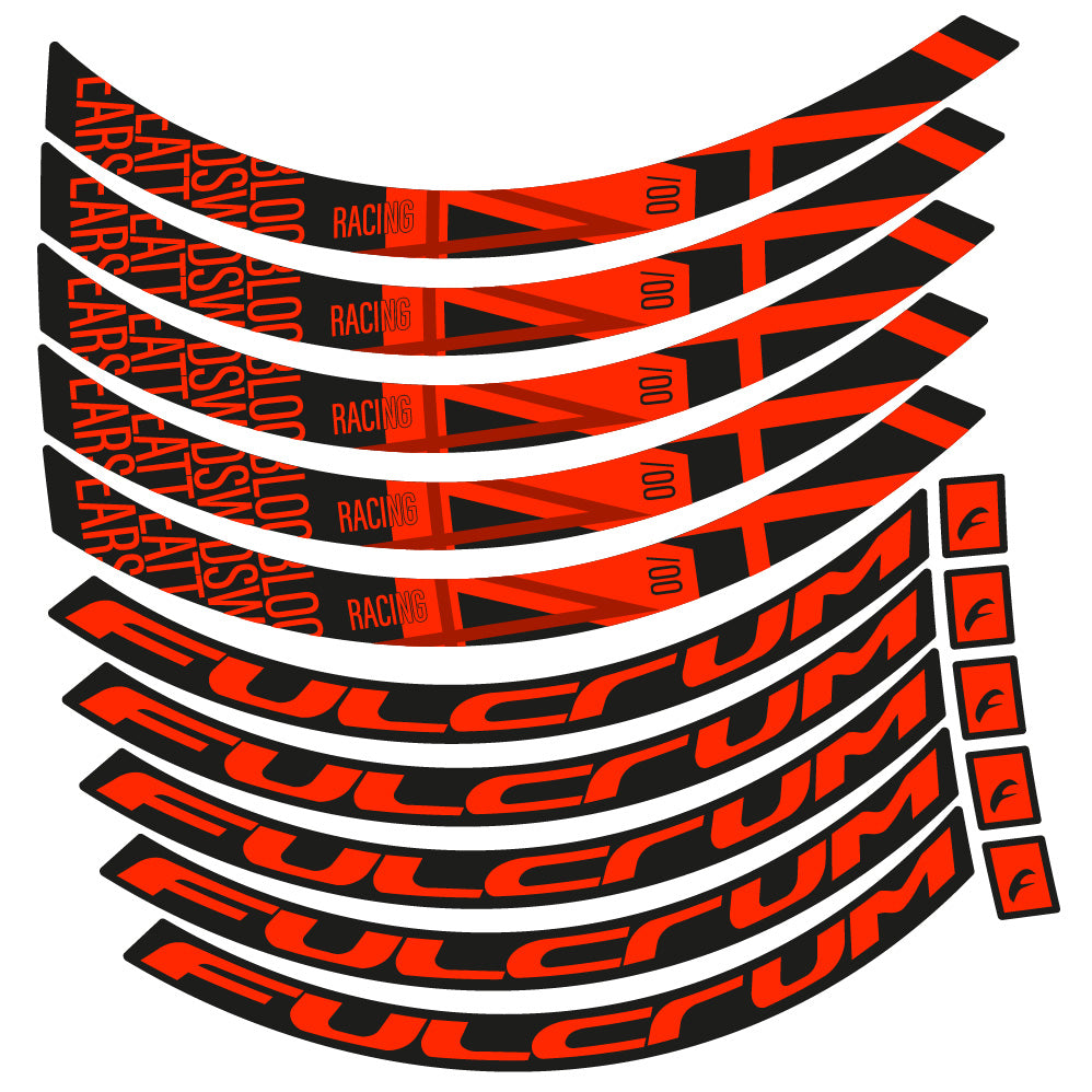 Autocollant Fulcrum Racing 400 DB, Roues Route 35 mm, Autocollant Vélo vinyle