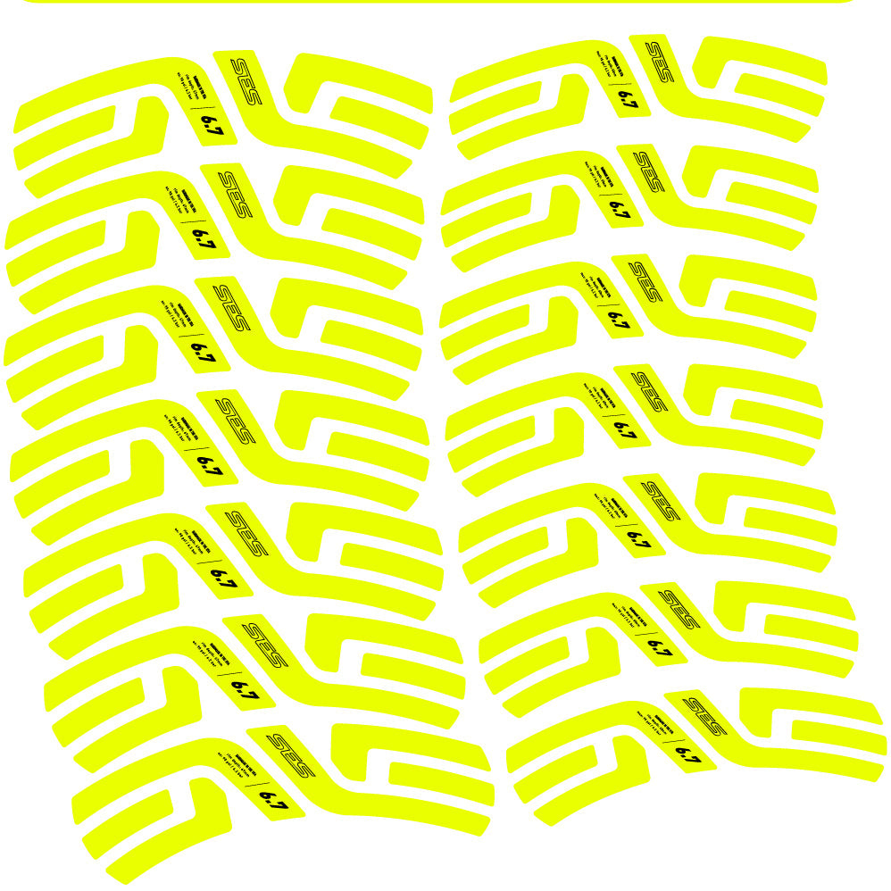 Autocollant Enve Ses 6.7, Profil Roues Route 60 &amp; 67mm, Autocollant Vinyle