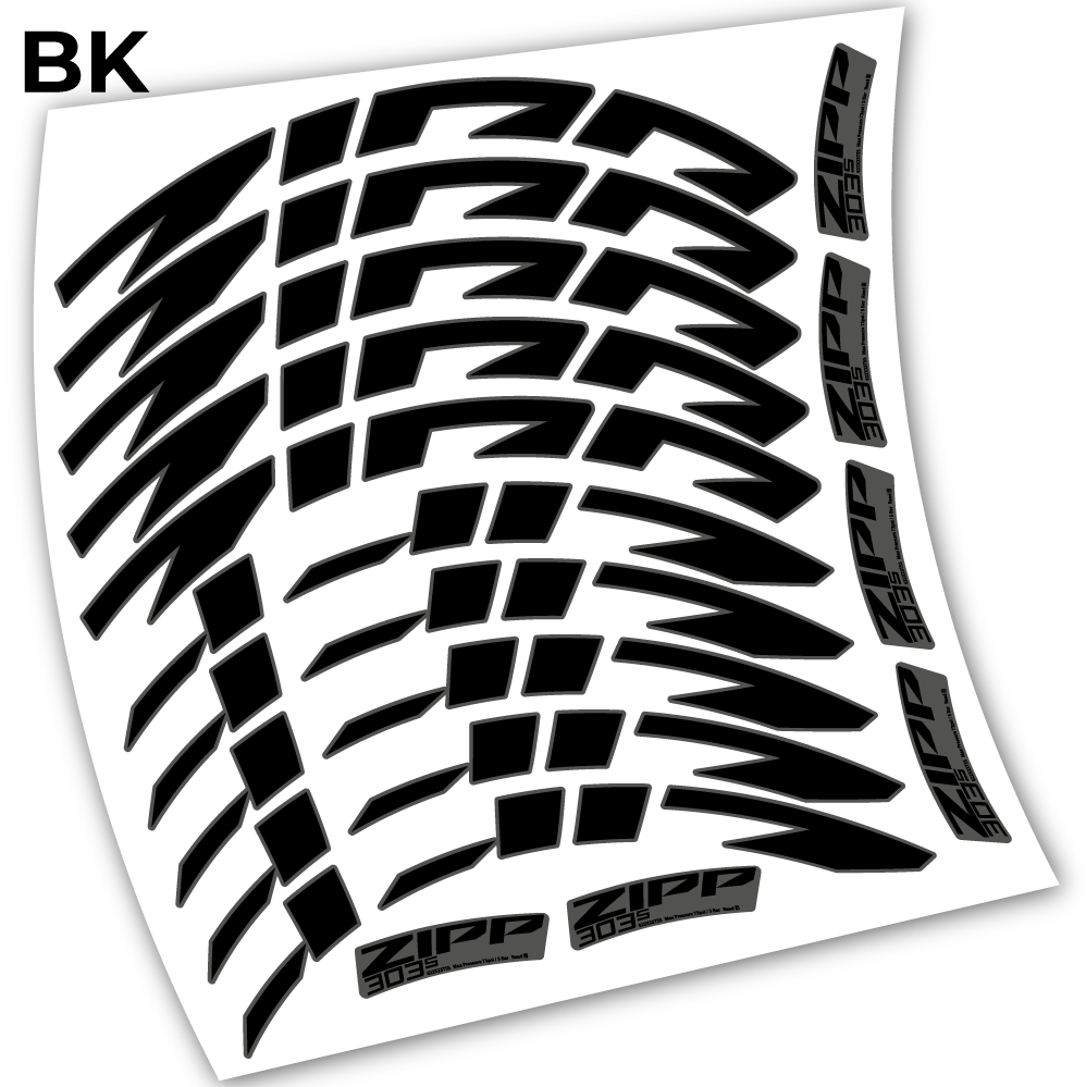 Autocollant Zipp 303 s 2021, Roues Route 40mm Vélos, autocollant vinyle