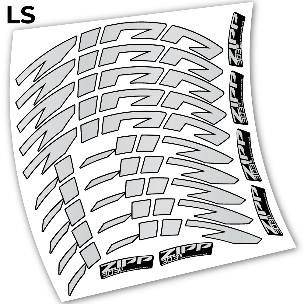 Autocollant Zipp 303 s 2021, Roues Route 40mm Vélos, autocollant vinyle